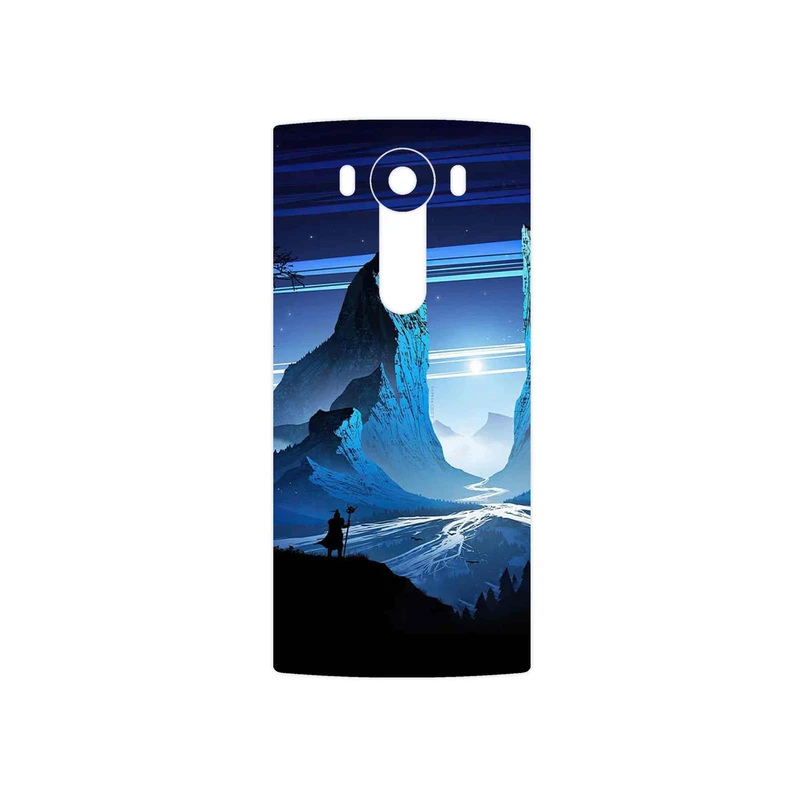 برچسب پوششی ماهوت مدل Blue Mountains Digital Art مناسب برای گوشی موبایل ال جی V10