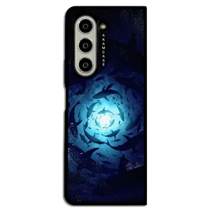 AKAM AMC-WSGZFOLD5-BLUE-15 Cover For Samsung Galaxy Z Fold 5