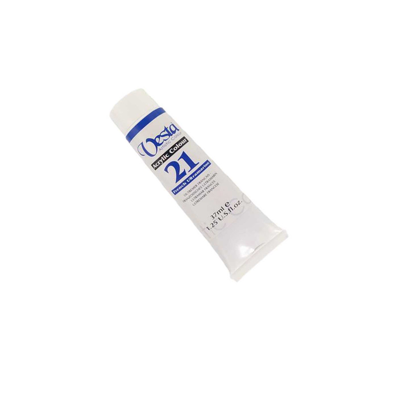 رنگ اکریلیک وستا مدل French Ultramarine 21 حجم 37 میلی لیتر رنگ اکریلیک وستا مدل French Ultramarine 21 حجم 37 میلی لیتر