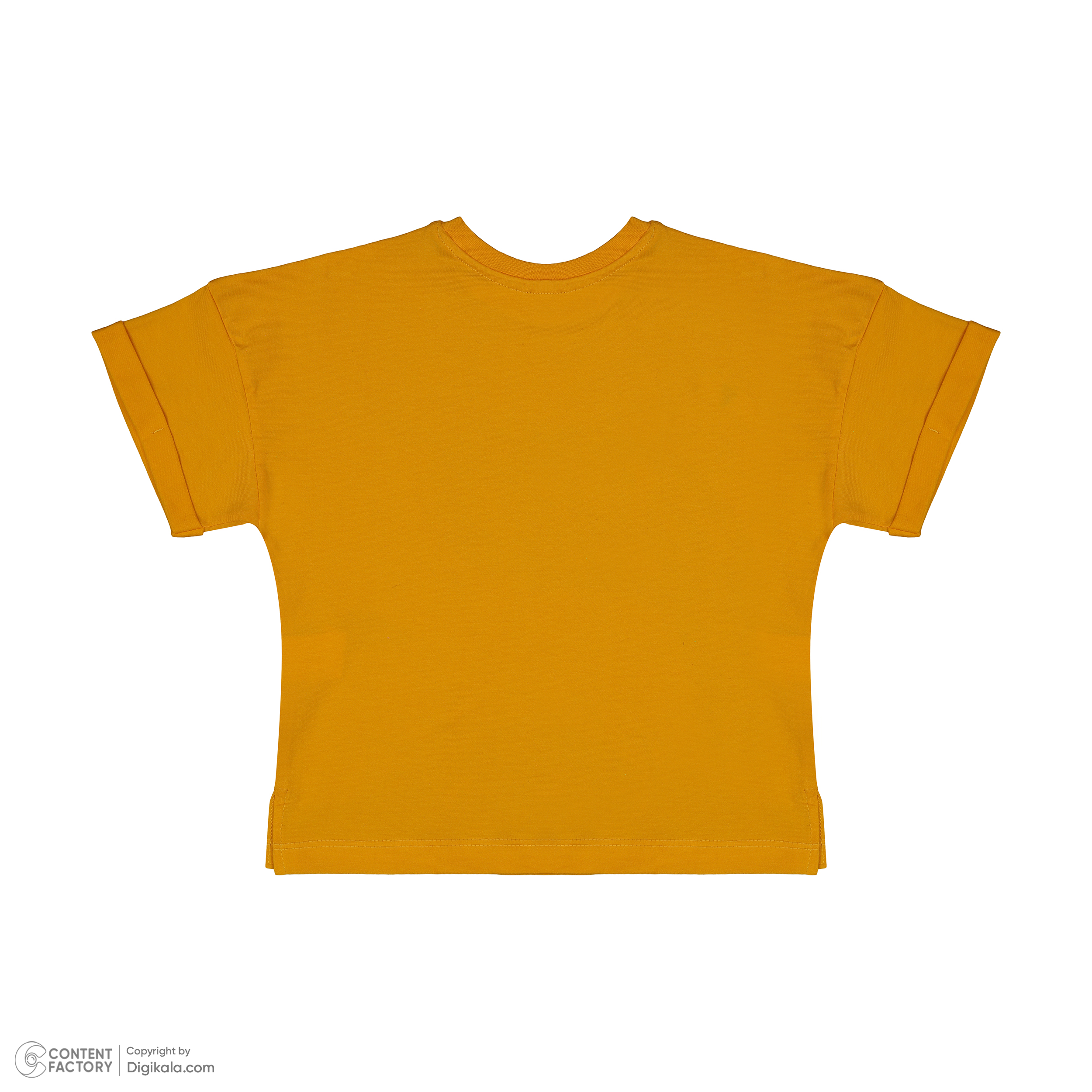 ست تی شرت و شلوارک پسرانه سون پون مدل 13911092 رنگ خردلی -  - 4