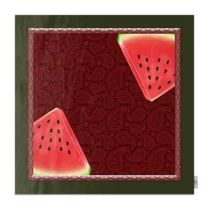 رومیزی شمسه نگار مدل یلدا هندوانه