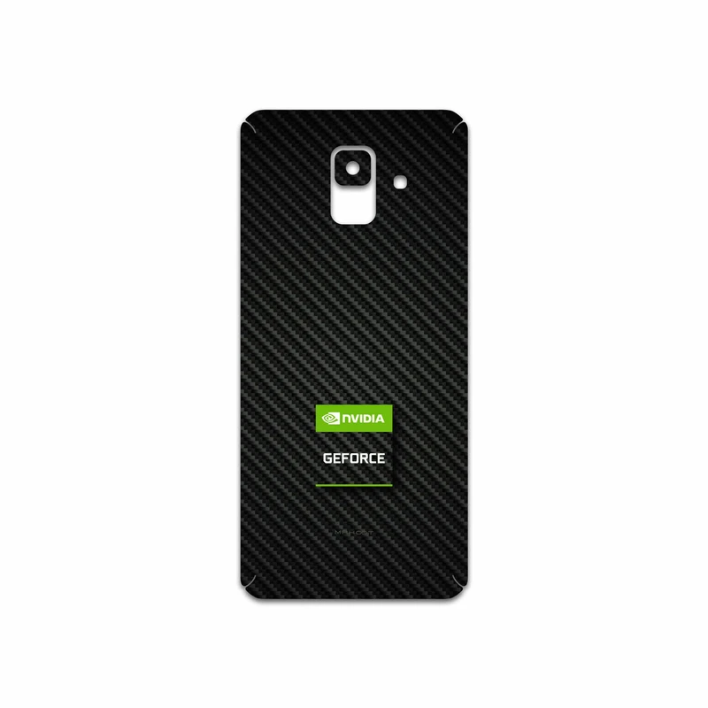 برچسب پوششی ماهوت مدل Nvidia Brand مناسب برای گوشی موبایل سامسونگ Galaxy A6 2018