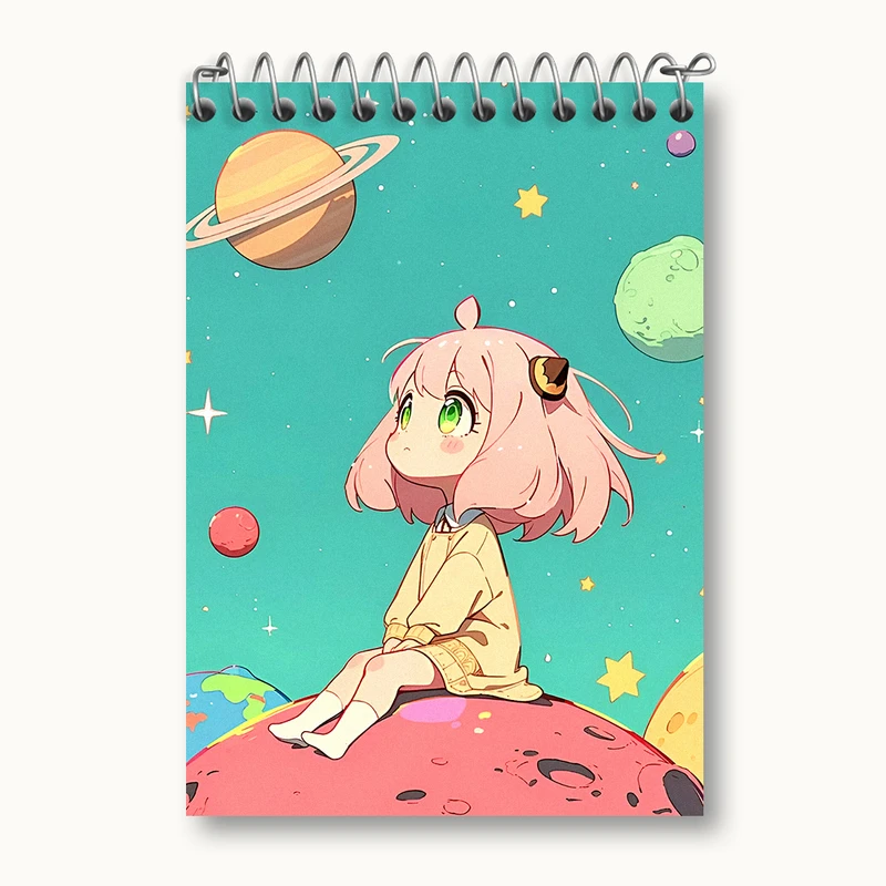 دفتر یادداشت 50 برگ خندالو طرح آنیا انیمه اسپای ایکس کد N3682