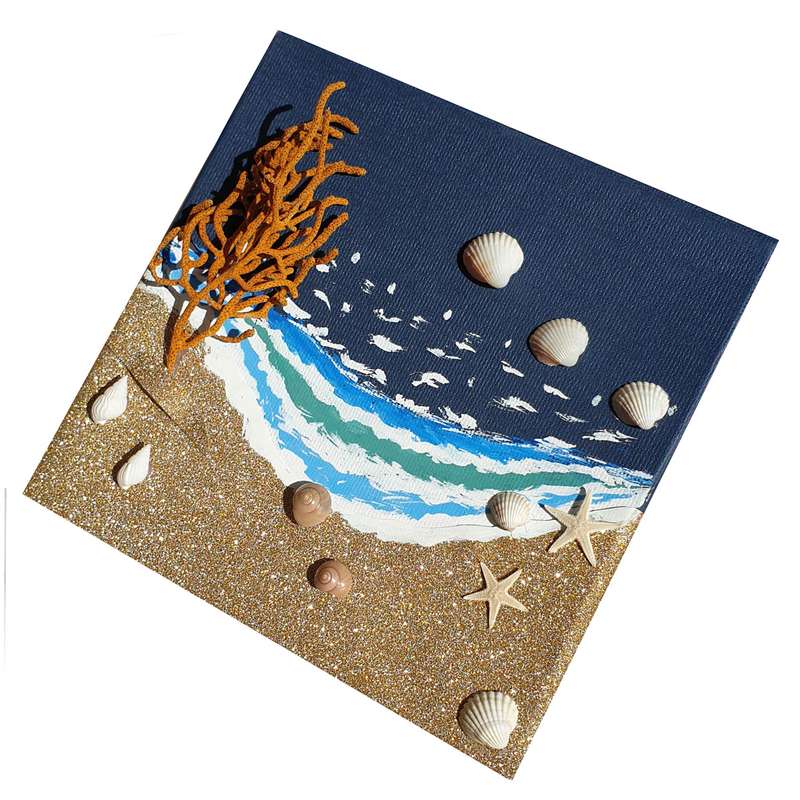 جعبه هدیه مدل هاردباکس طرح دریای فانتزی