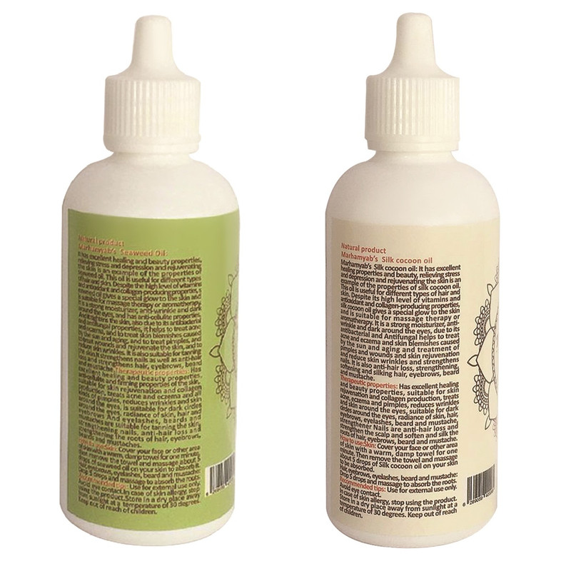 روغن صورت و بدن مرهم یاب مدل پیله ابریشم و جلبک دریایی حجم 80 میلی لیتر مجموعه 2 عددی