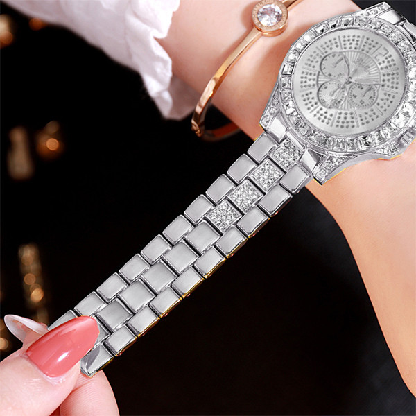 ساعت مچی عقربه ای ویفان مدل فول نگین کد n11