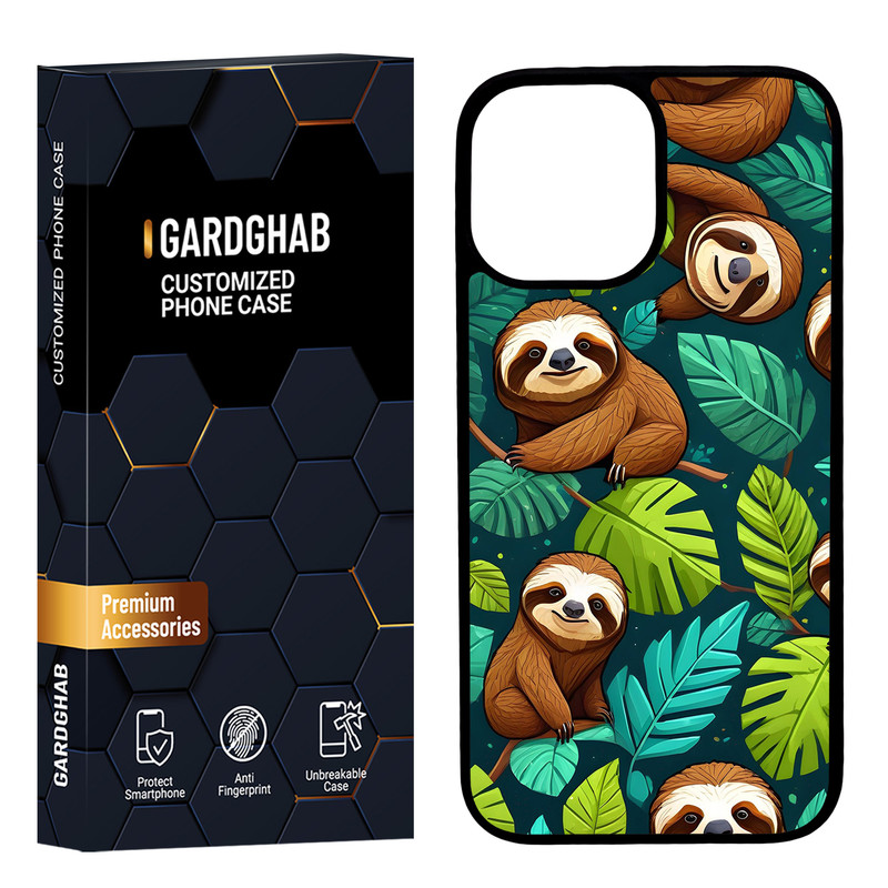 کاور گارد قاب مدل پشت گلس هنری مناسب برای گوشی موبایل اپل iPhone 12 Pro Max