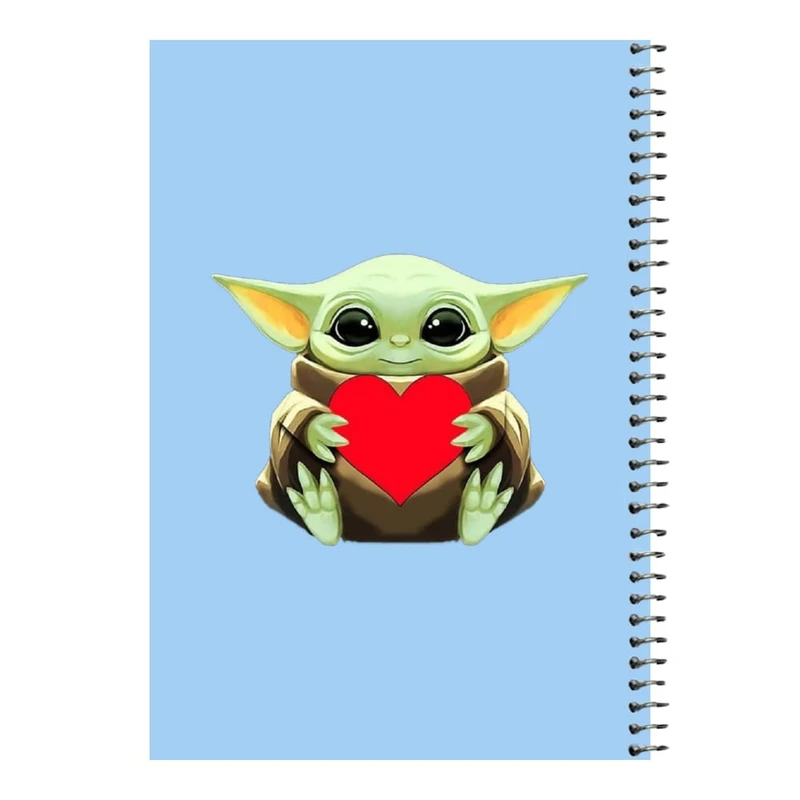 دفتر مشق 80 برگ اس جی مدل بیبی یودا کد 16