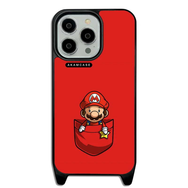 کاور آکام مدل AMC-WLA13PRO-SUPER MARIO3 مناسب برای گوشی موبایل اپل iPhone 13 Pro