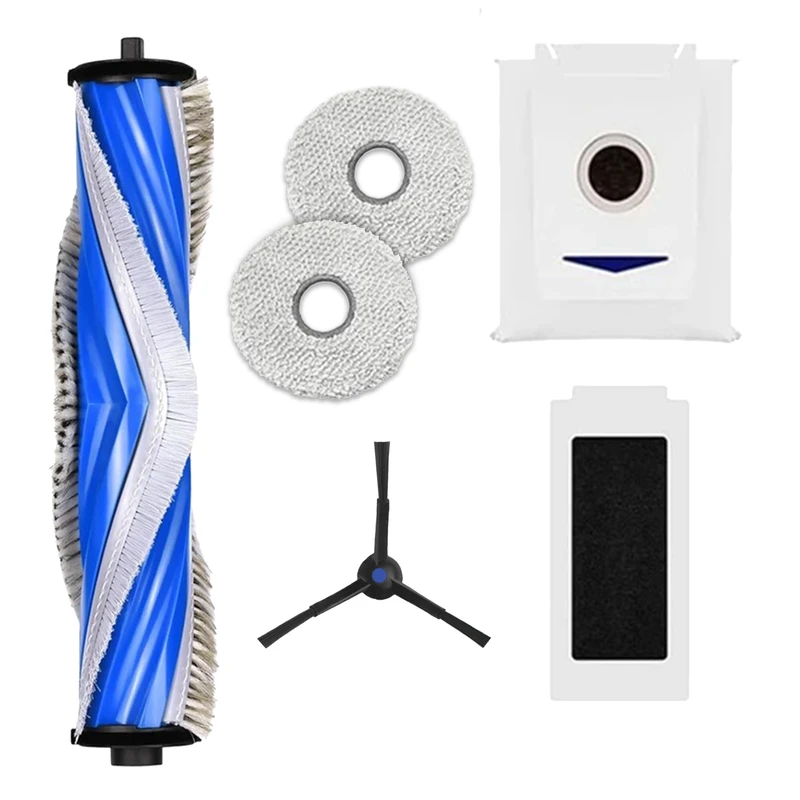 لوازم جانبی جارو برقی رباتیک مدل X5 Pro Omni مناسب برای جاروبرقی رباتیک اکووکس ECOVACS X5 Pro Omni مجموعه 6 عددی