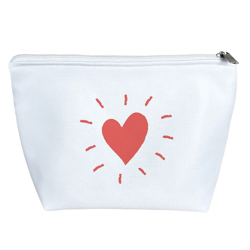 کیف لوازم آرایش دخترانه خندالو مدل قلب کد 3520