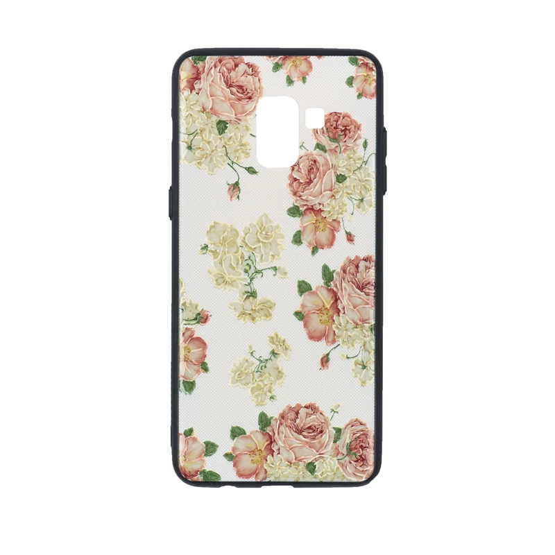 کاور طرح گل کد 09 مناسب برای گوشی موبایل سامسونگ Galaxy A8 Plus /A730