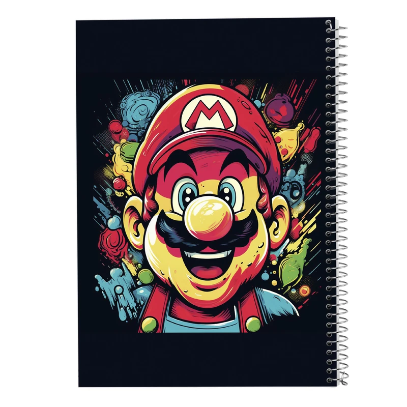 دفتر شطرنجی 50 برگ مدوپد مدل سوپرماریو super mario کد DF2841