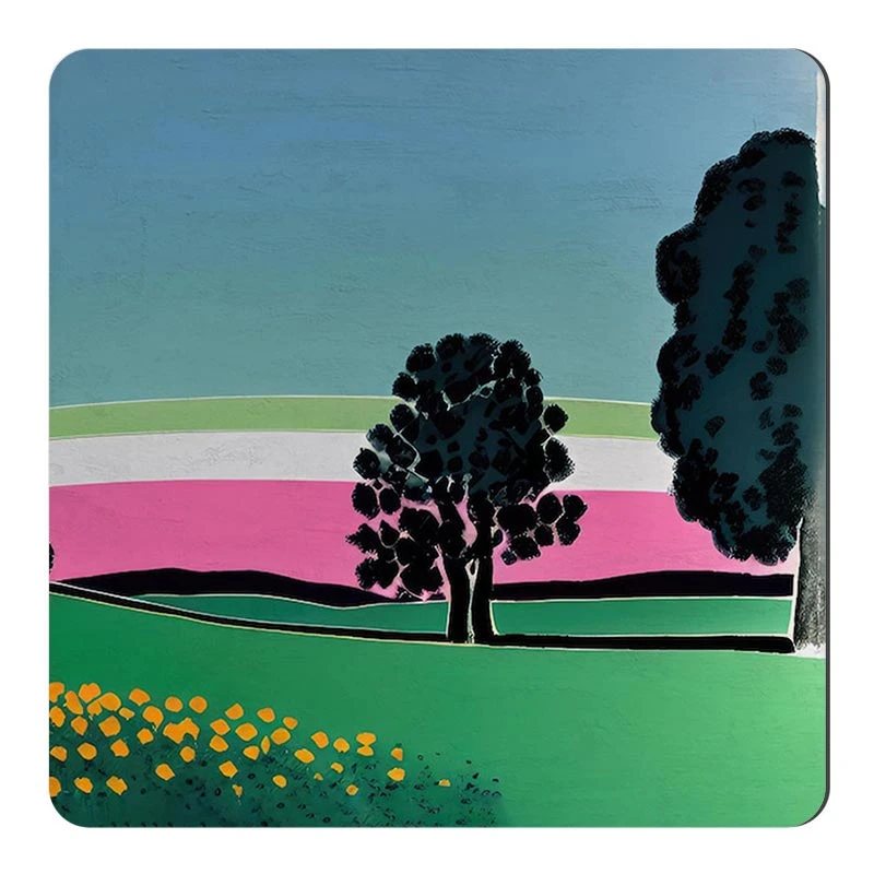 مگنت صبا طرح مدل نقاشی درخت و گل ها کد M867