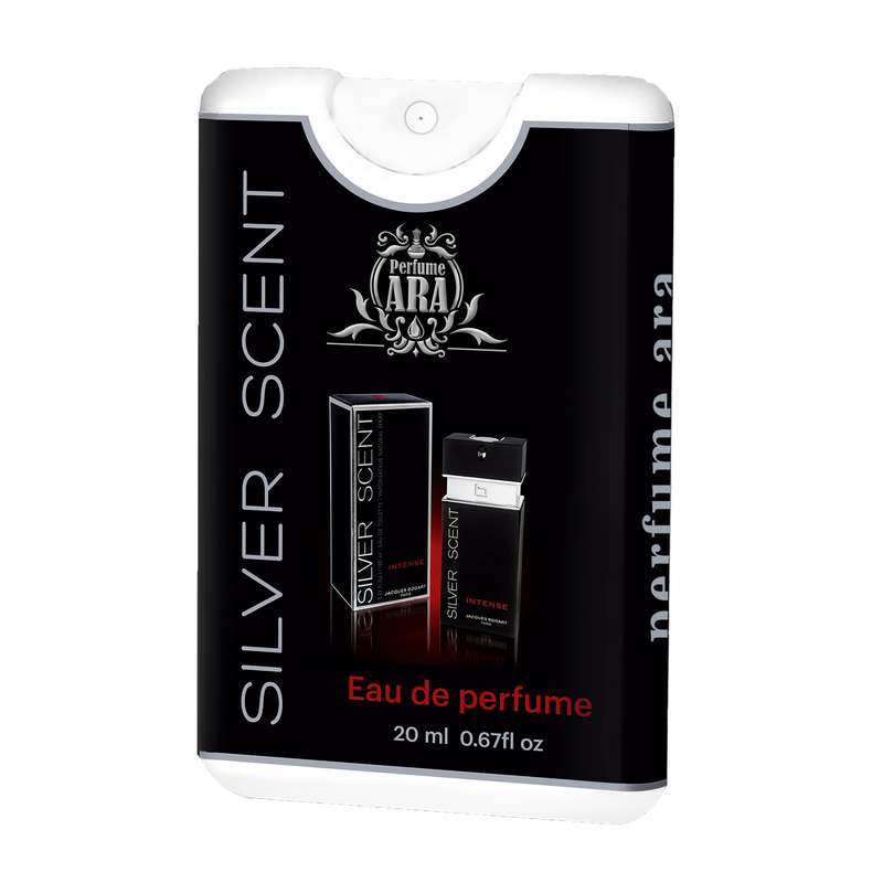 عطر جیبی مردانه پرفیوم آرا مدل SILVER SCENT حجم 18 میلی لیتر