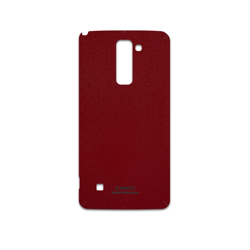 برچسب پوششی ماهوت مدل Red-Leather مناسب برای گوشی موبایل ال جی Stylus 2
