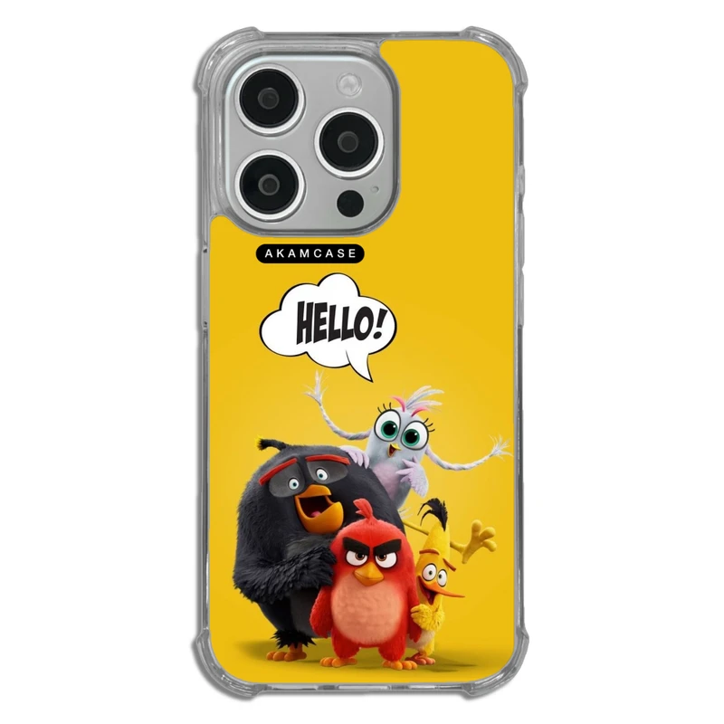 کاور آکام مدل AMC-WTA15PRO-ANGRY BIRDS17 مناسب برای گوشی موبایل اپل iPhone 15 Pro