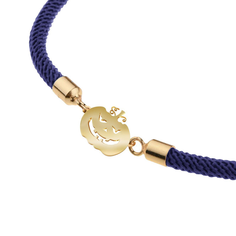 دستبند طلا 18 عیار زنانه مدوپد مدل کدو تنبل کد D15-10143