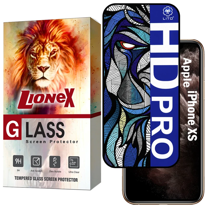 محافظ صفحه نمایش لایونکس مدل LITOHDL مناسب برای گوشی موبایل اپل iPhone XS