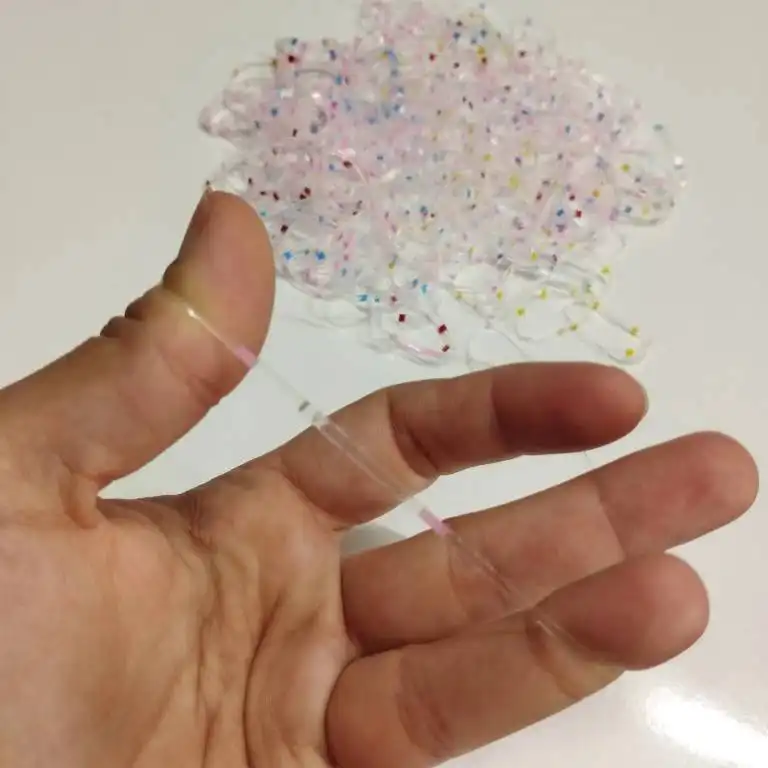 کش مو زنانه مدل چهل گیس نامرئی طرح خالدار  کد B بسته 200 عددی