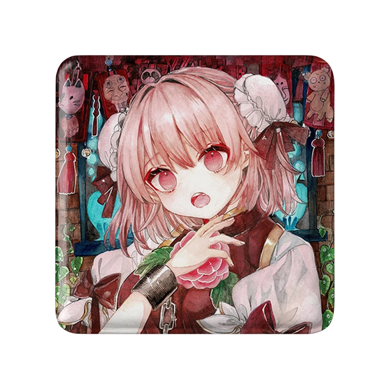 مگنت خندالو طرح بازی توهو (Touhou) مدل مربعی کد 35750