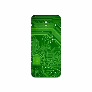 MAHOOT Green Printed Circuit Board Cover Sticker for Samsung Galaxy J7 Pro