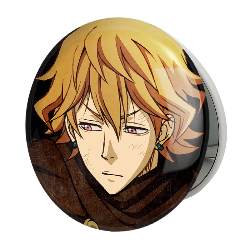 آینه جیبی خندالو طرح فینرال رولاکیس انیمه بلک کلاور Black Clover  مدل تاشو کد 11710