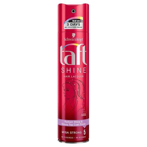 اسپری مو تافت مدل Shine glossy حجم 230 میلی لیتر