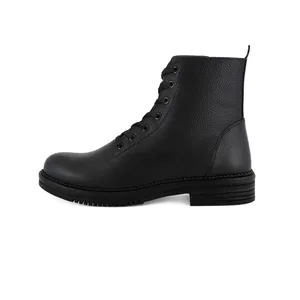 نیم بوت زنانه چرم یلسان مدل ويگور کد 690-01-GF