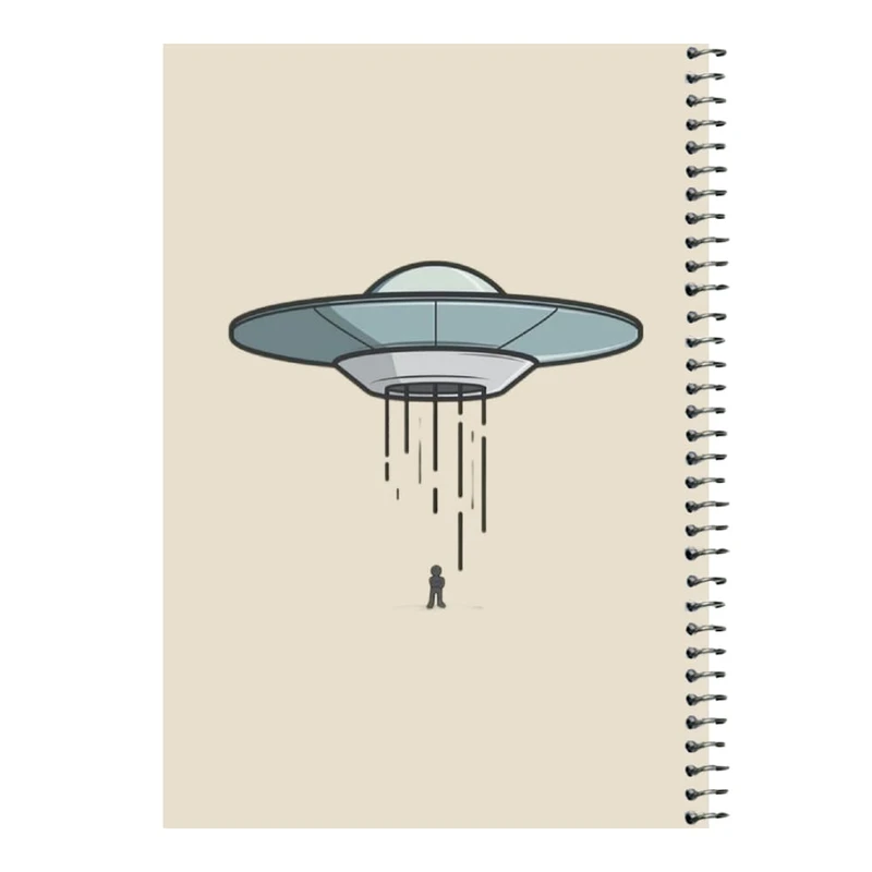 دفتر مشق 80 برگ اس جی مدل سفینه فضایی   