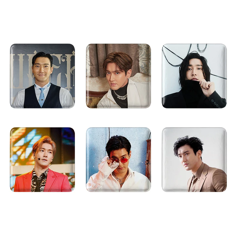 مگنت خندالو طرح شیوون گروه سوپر جونیور Super Junior کد 1287A مجموعه 6 عددی