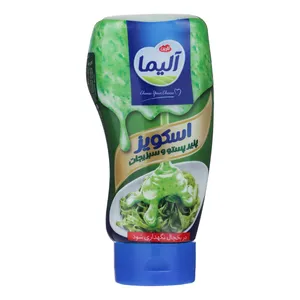 پنیر اسکویز پستو و سبزیجات آلیما - 400 گرم