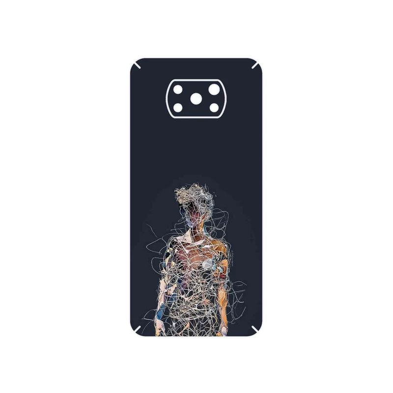 برچسب پوششی ماهوت مدل Strings Digital Art 1 مناسب برای گوشی موبایل شیائومی Poco X3 NFC