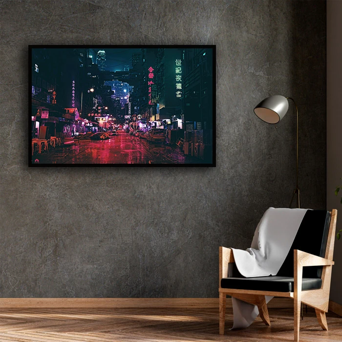 تابلو نوری بکلیت طرح منظره شهری مدل B-D1655