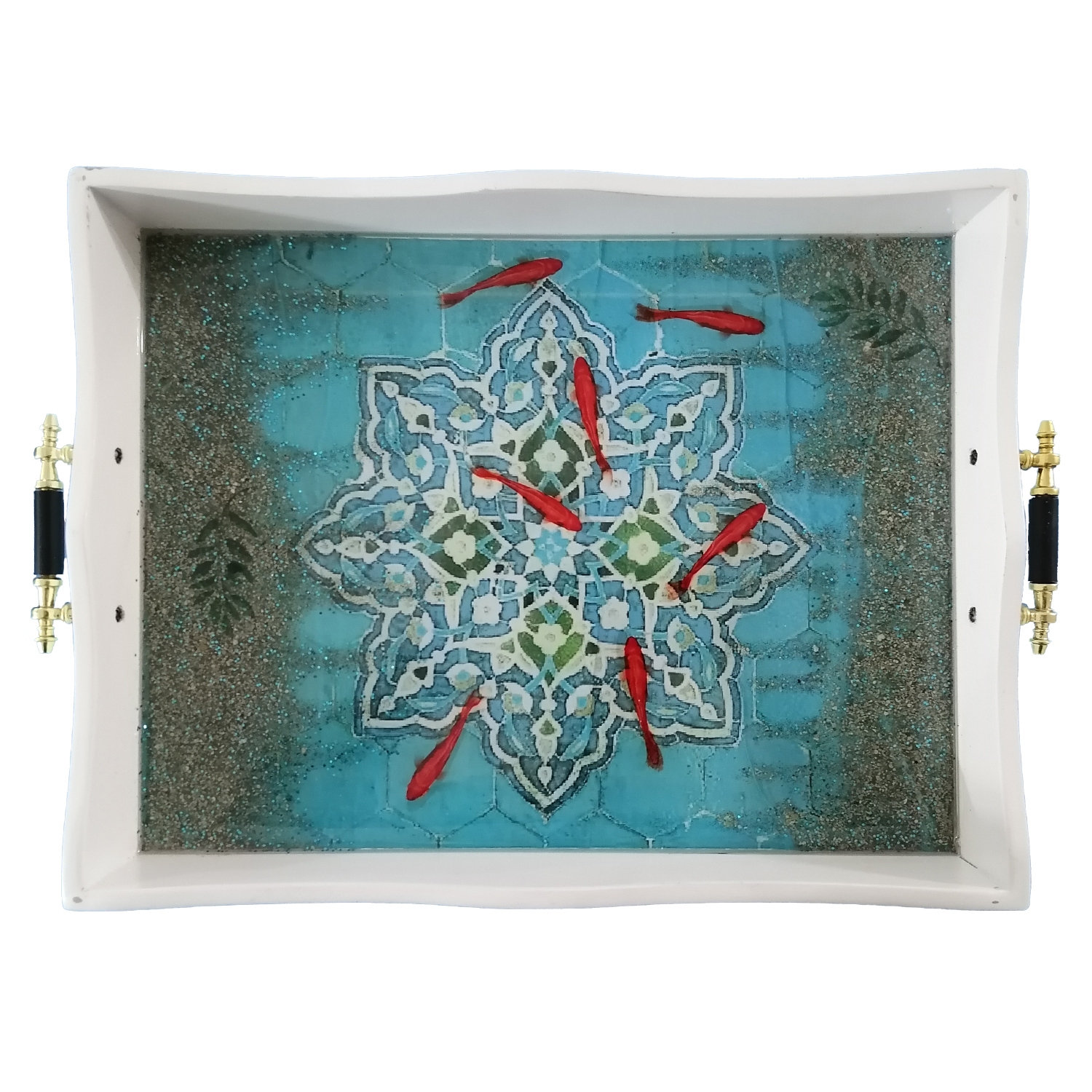 سینی مدل حوض ماهی کد SB1