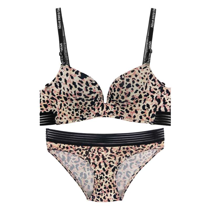 ست شورت و سوتین زنانه مدل پلنگی کد MI209