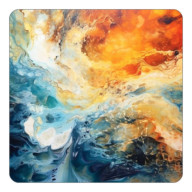 مگنت کاکتی طرح نقاشی رنگ روغن مدل mp69357