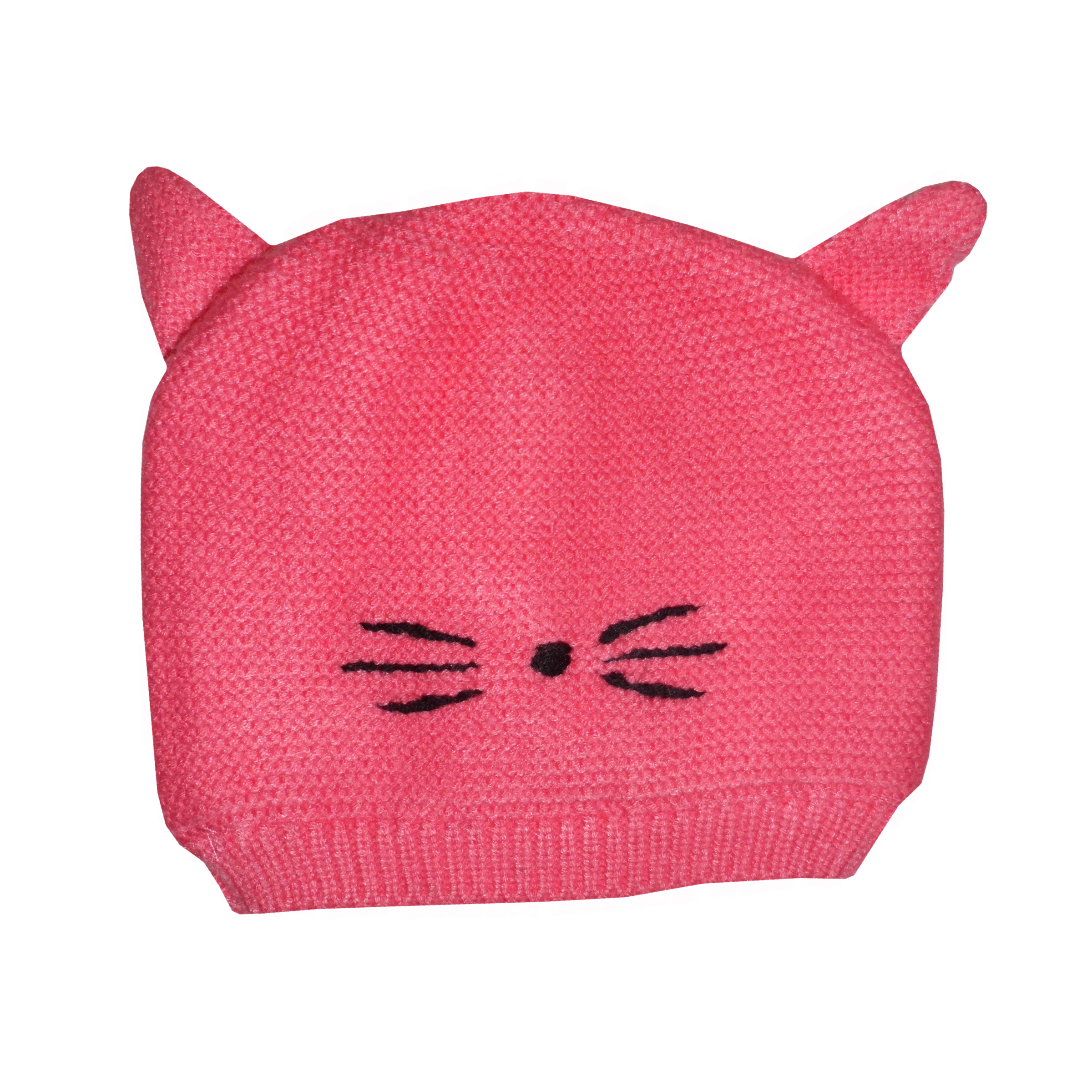 کلاه بافتنی نوزادی مدل گربه G-T