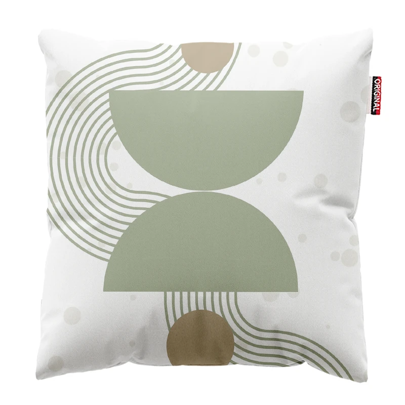 کوسن پاد آفرین مدل بوهو طرح مینیمال کد PK402815 سایز 40*40 سانتی متر