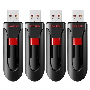 فلش مموری سن دیسک مدل CRUZER GLIDE CZ60 ظرفیت 32 گیگابایت بسته 4 عددی