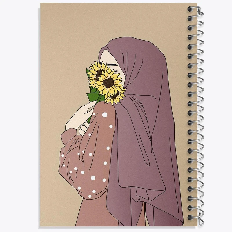 دفتر مشق 50 برگ خندالو مدل مینیمال کد 28685