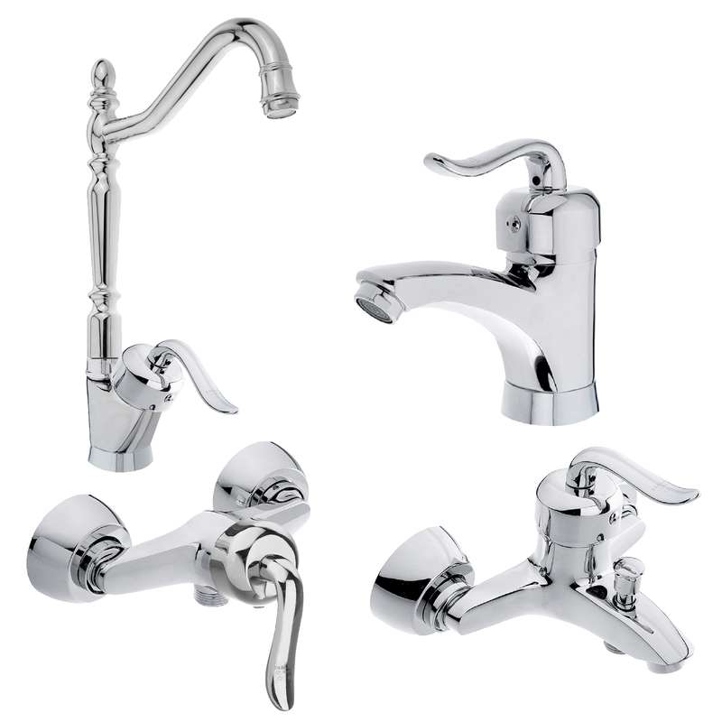 ست شیرآلات فراست پویا مدل قاجاری ست شیرآلات فراست پویا مدل قاجاری