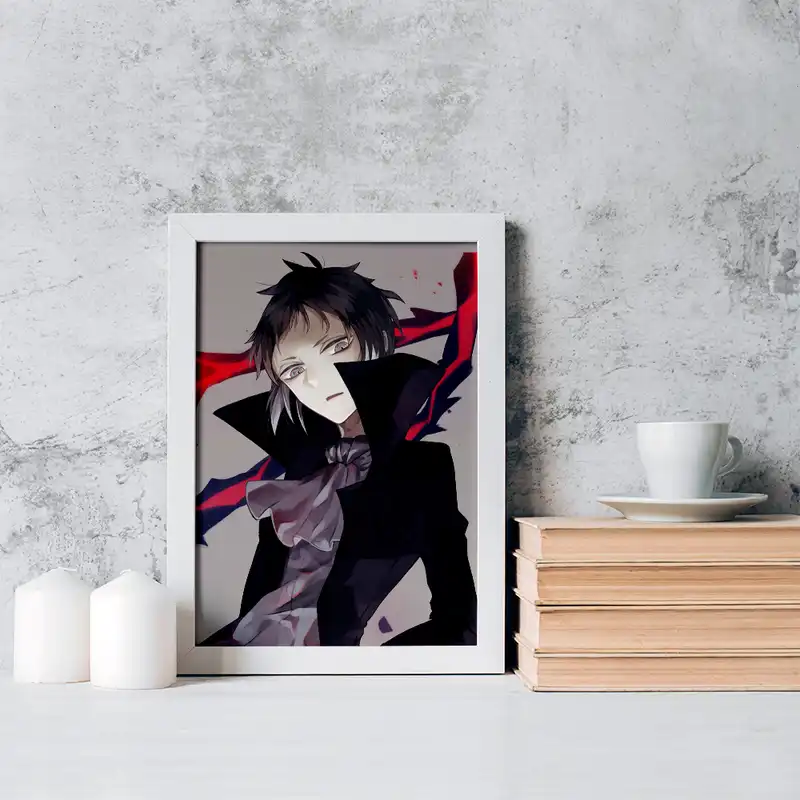 تابلو خندالو مدل آکوتاگوا انیمه سگ های ولگرد بانگو کد 15642