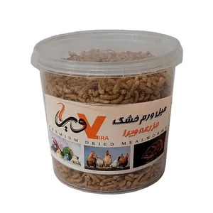غذای خشک حیوانات مزرعه ویرا مدل شفیره کرم میل ورم خشک شده pro9 وزن 170گرم
