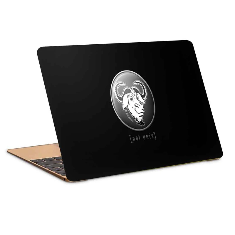 استیکر لپ تاپ طرح GNU کد cl-1415مناسب برای لپ تاپ 15.6 اینچ