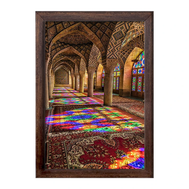تابلو خندالو طرح مسجد نصیر الملک شیراز کد F1629