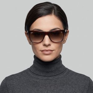 عینک آفتابی مربعی، پروانه ای، ویفرر (Wayfarer) ری بن مدل RB4413-M-F691-13