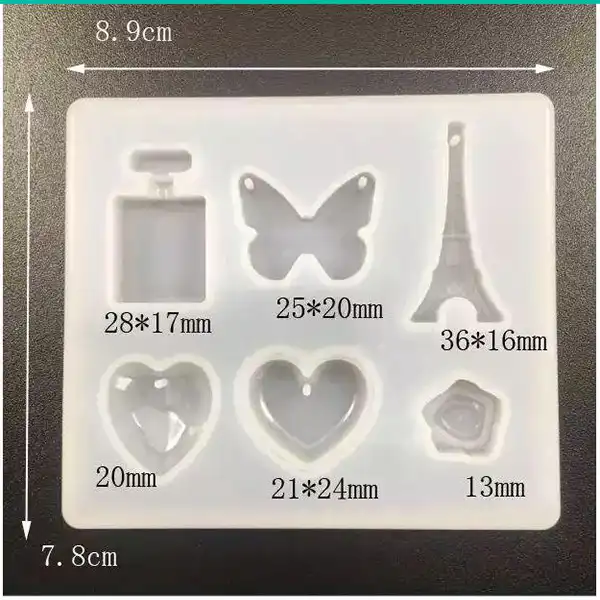 قالب رزین مدل زیورآلات پین دار