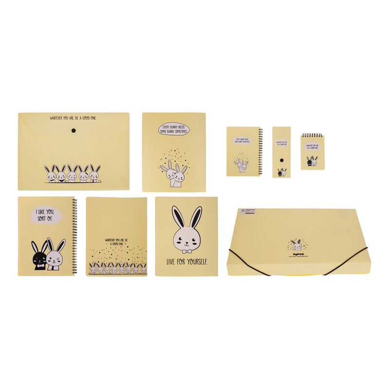 بسته لوازم تحریر پاپکو مدل pk-14031 بسته 9 عددی