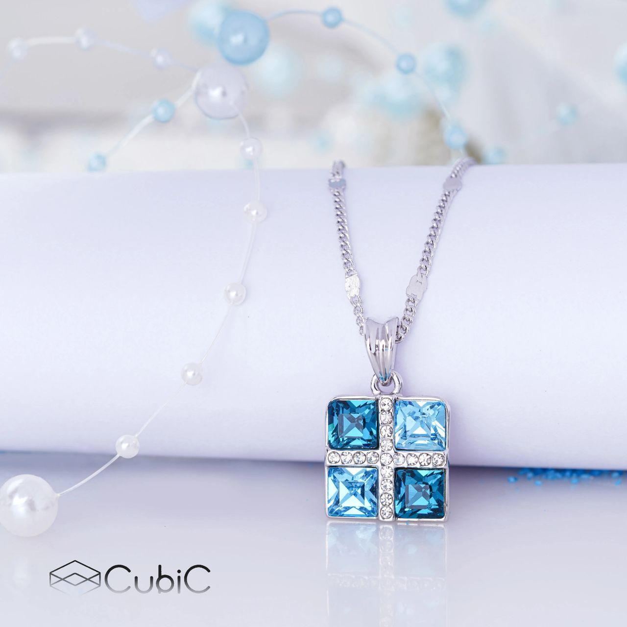 گردنبند زنانه کوبیک مدل QN-331071